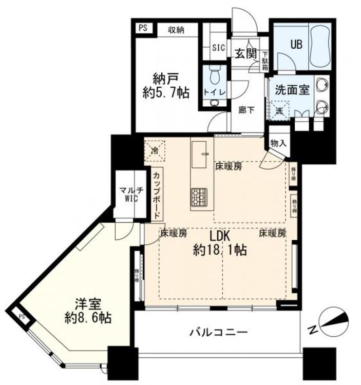 間取り １ＳＬＤＫ