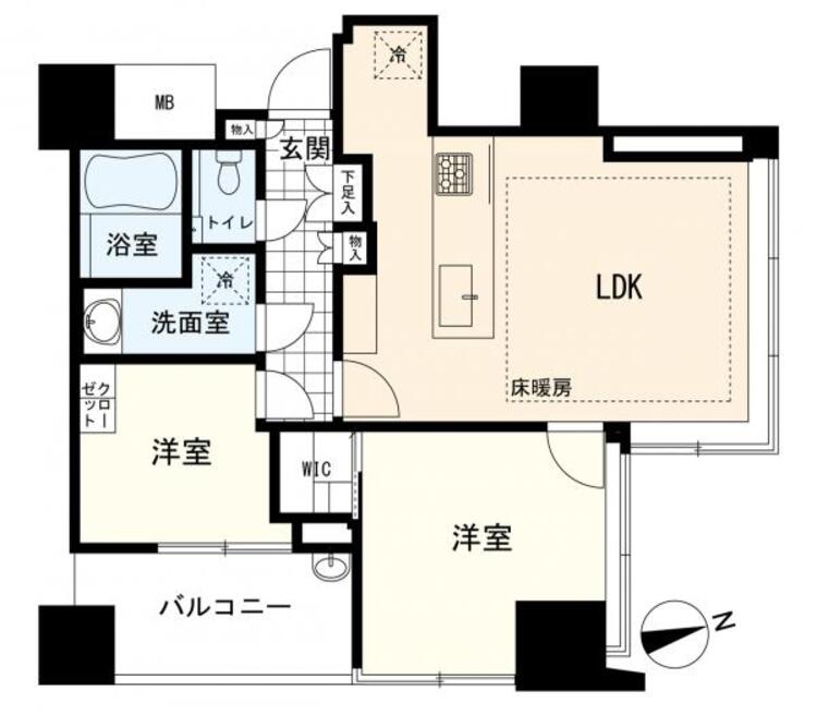 間取り ２ＬＤＫ