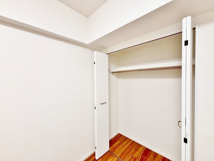 収納 居室にはクローゼットがあり、荷物もスッキリ収納して快適にお過ごしいただけます。
