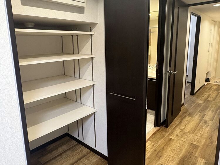 収納 暮らし心地を大きく左右する収納を、適材適所に配置し使い勝手を考慮しました。