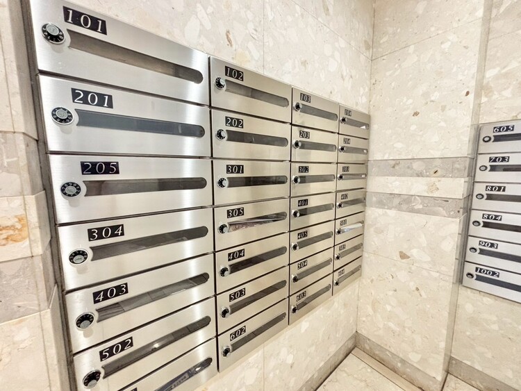 設備 郵便物を受け取るための郵便受けも、きちんと管理されています。