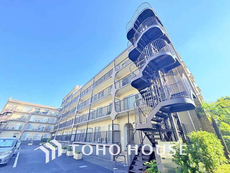 外観 〜2階南西向きにつき陽当り・通風・眺望良好〜ゆとりあるLDK約15帖〜新規リフォーム済3LDK〜