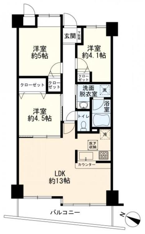 間取り ３ＬＤＫ
