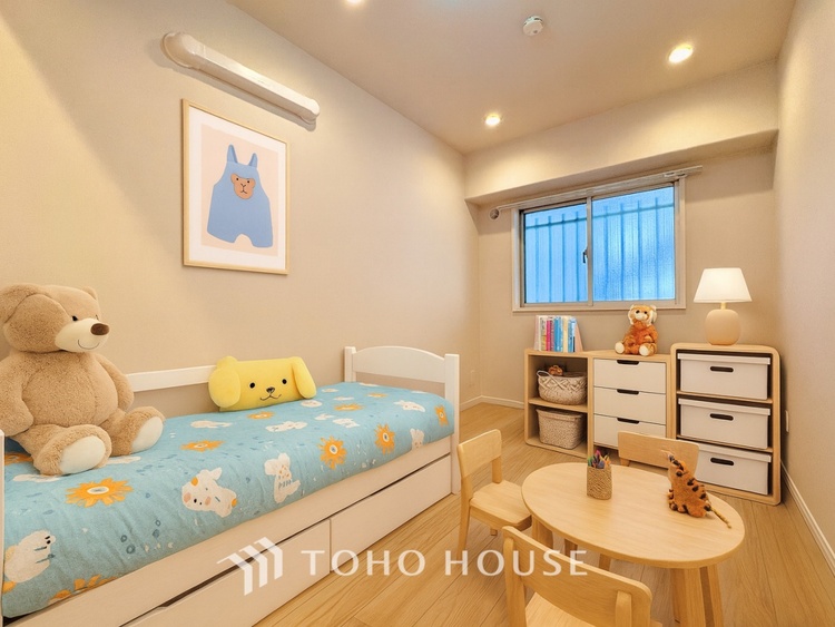 内装 ＊配置してある家具や小物はCGによるイメージ画像です。勉強も遊びも安心して過ごせるおすすめの子供部屋です。
