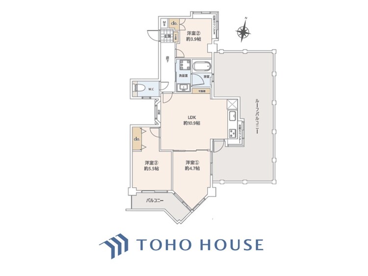 間取り 暮らし続けることで、住まいの意味を問いかける。団欒を育むスペースは通風・日当たり良好で、窓を開けるとすこやかな風が吹き抜けます。