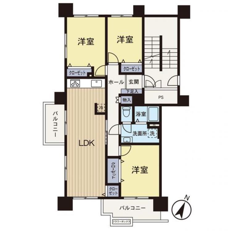 間取り 【間取図】将来にわたって資産価値が継続するな佇まい。ここから始まる変わらない価値観はこの先も継続していきます