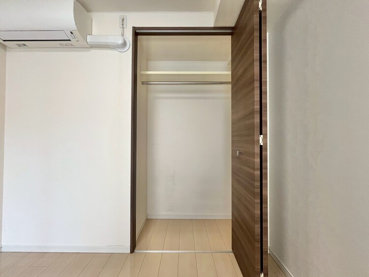 収納 居室にはクローゼットがあり、荷物もスッキリ収納して快適にお過ごしいただけます。