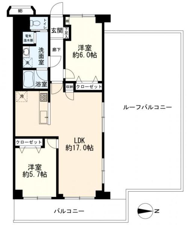 間取り ２ＬＤＫ