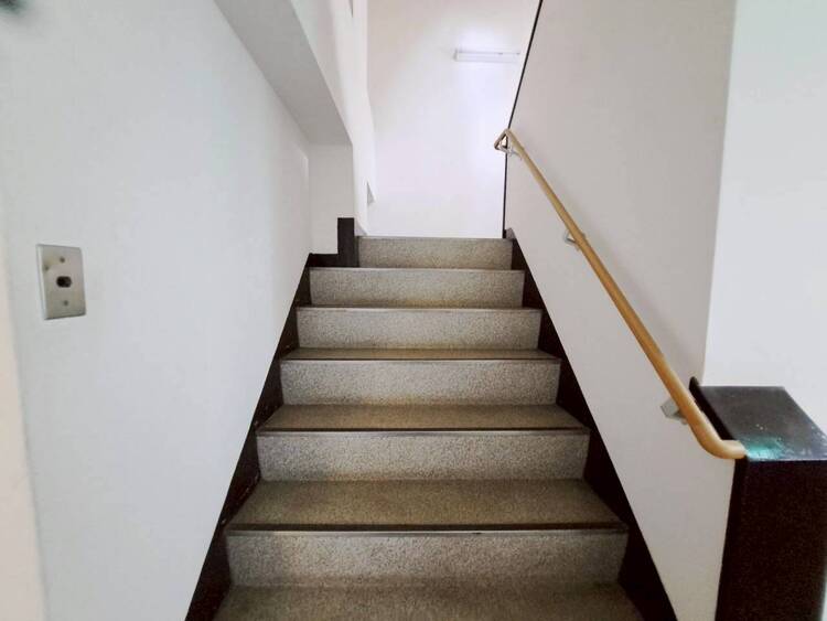 その他 共用部の階段です。明るく清潔に管理されています。