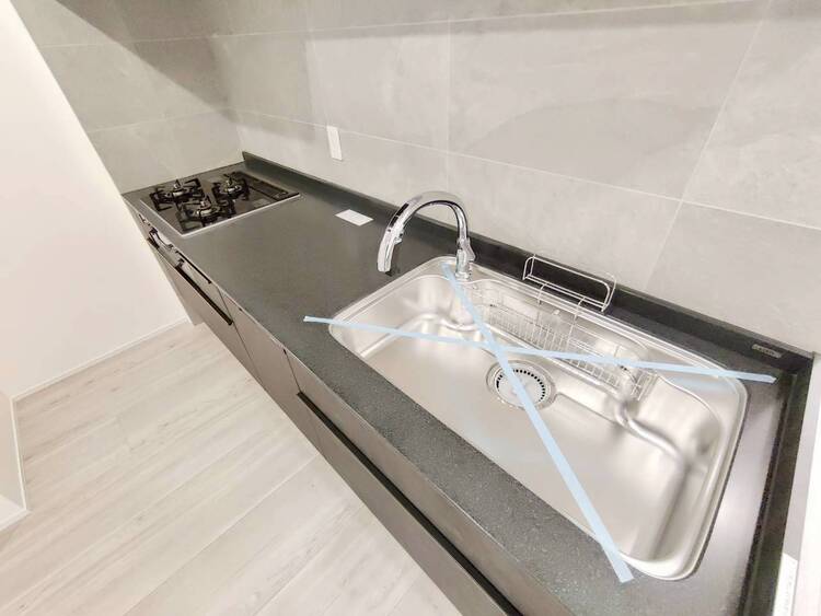 キッチン 使いやすくスタイリッシュなキッチン空間になっております。