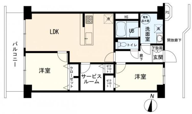 間取り ２ＳＬＤＫ