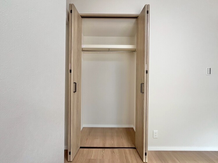 収納 居室にはクローゼットがあり、荷物もスッキリ収納して快適にお過ごしいただけます。