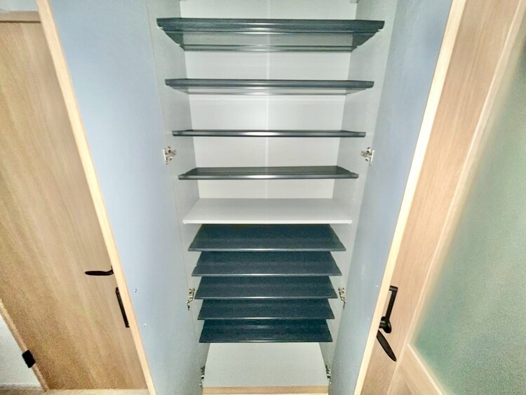 収納 暮らし心地を大きく左右する収納を、適材適所に配置し使い勝手を考慮しました。