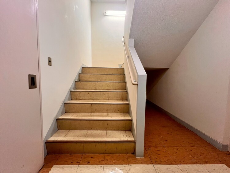 その他 共用部の階段です。明るく清潔に管理されています。