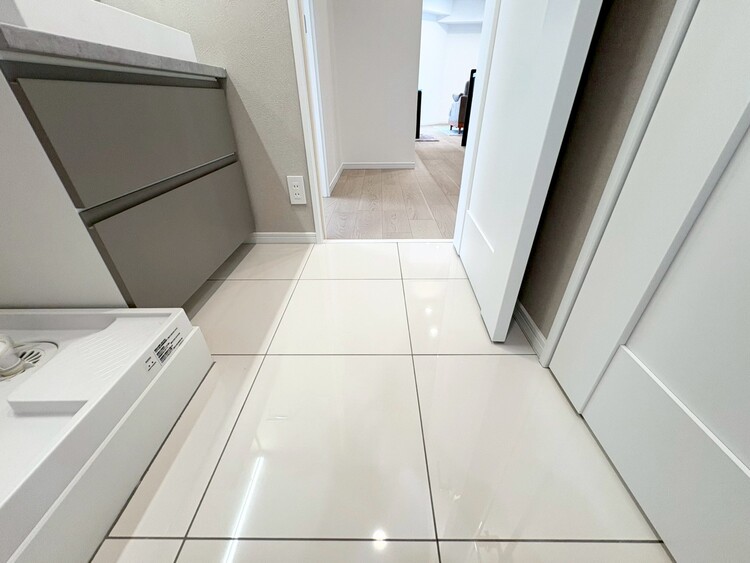 その他 十分な広さの脱衣所。