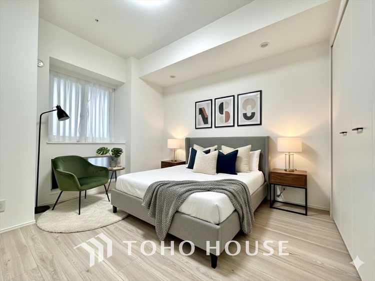 内装 ＊配置してある家具や小物はCGによるイメージ画像です。感性を育むプライベートルームはシンプルでスマートな空間。