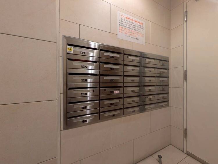 設備 郵便受けも、きちんと管理されています。