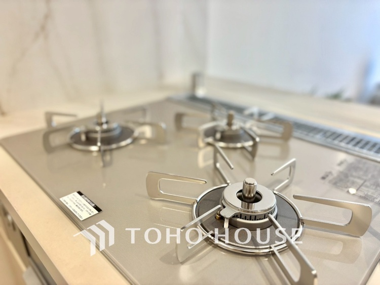 キッチン 【KITCHEN】◆家族のおはよう◆の声を笑顔で迎えてあげられるシステムキッチン。朝ごはんが楽しみでちょっと早起きしたくなるんです。