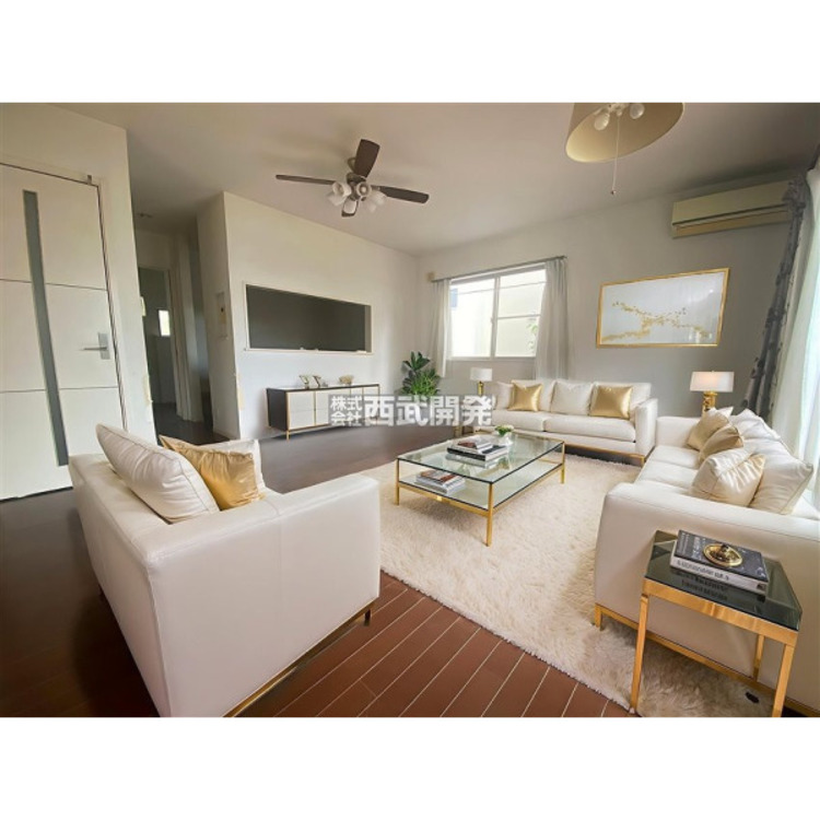 居間 【配置してある家具や小物はCGによるイメージです。】LDK１６帖