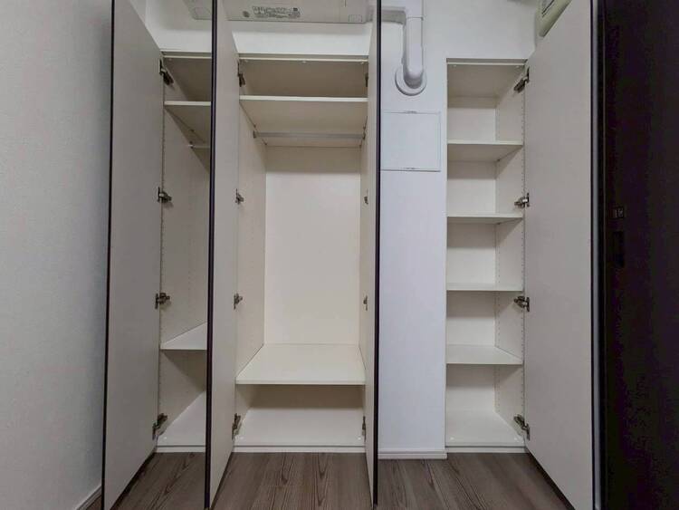 収納 収納スペースが付いていて、お部屋を広く使っていただけます。