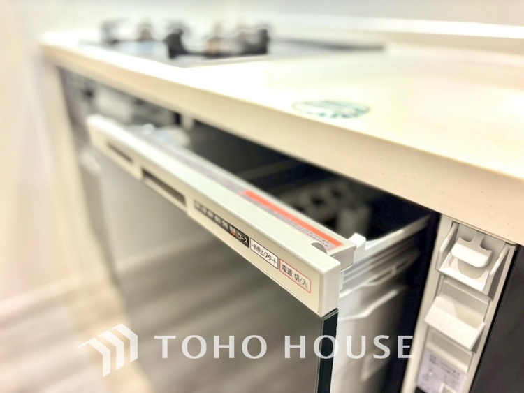 キッチン ◆Happy◆愛情たっぷりのお料理で家族にHappyを。食器洗浄機もあなたをサポートしてくれます。