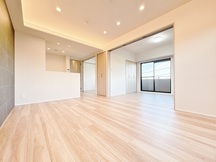 居間 豊かな居住性と、安心感を満たすクオリティが見事に調和した住空間。