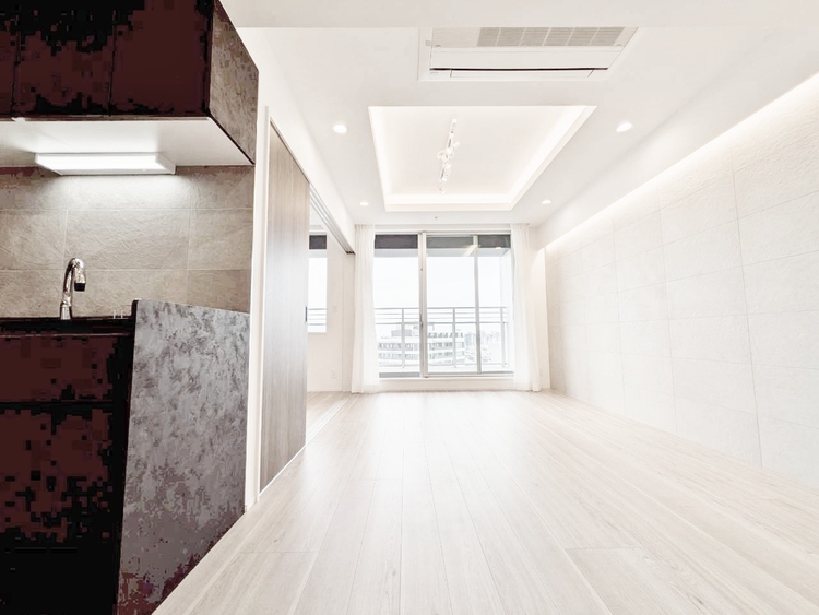 居間 飾り過ぎないシンプルな内装と偏り過ぎないデザインで統一しました。