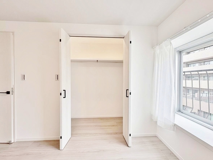 収納 居室にはクローゼットがあり、荷物もスッキリ収納して快適にお過ごしいただけます。