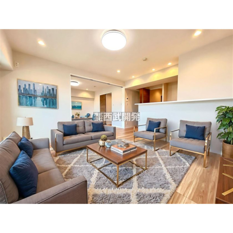 居間 配置してある家具・備品等はCGによるイメージ画像です。