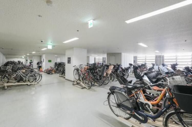 その他 敷地内に設けられた駐輪スペース。