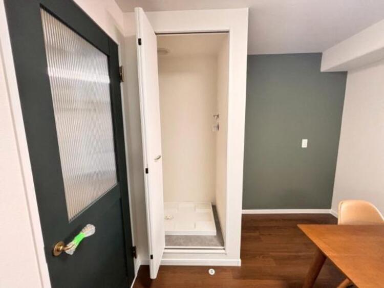 その他 空間を効率的に利用し洗濯機置場を設置。（2025.9.16撮影）