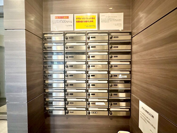 設備 郵便受けも、きちんと管理されています。