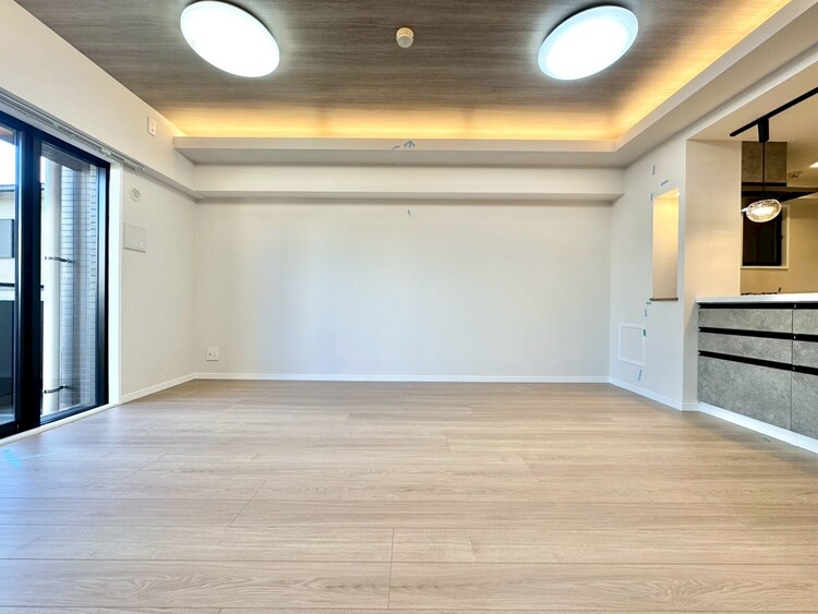 居間 豊かな居住性と、安心感を満たすクオリティが見事に調和した住空間。