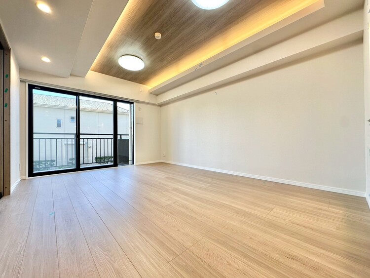 居間 飾り過ぎないシンプルな内装と偏り過ぎないデザインで統一しました。