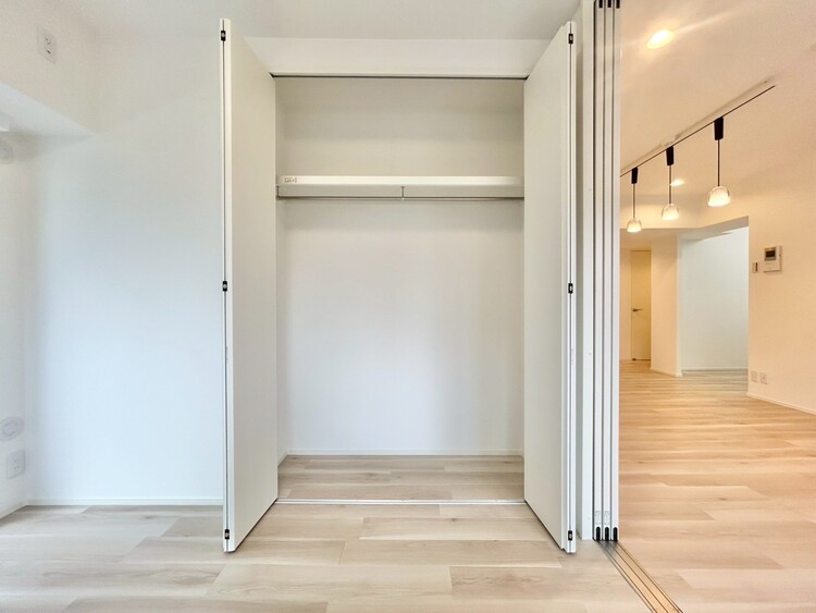 収納 居室にはクローゼットがあり、荷物もスッキリ収納して快適にお過ごしいただけます。