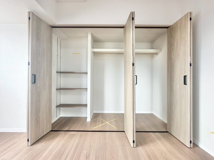 収納 居室にはクローゼットがあり、荷物もスッキリ収納して快適にお過ごしいただけます。