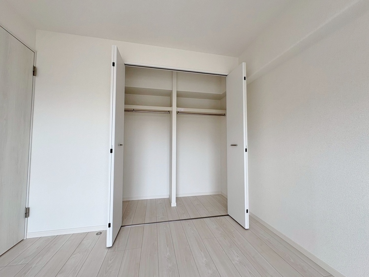 収納 居室にはクローゼットがあり、荷物もスッキリ収納して快適にお過ごしいただけます。