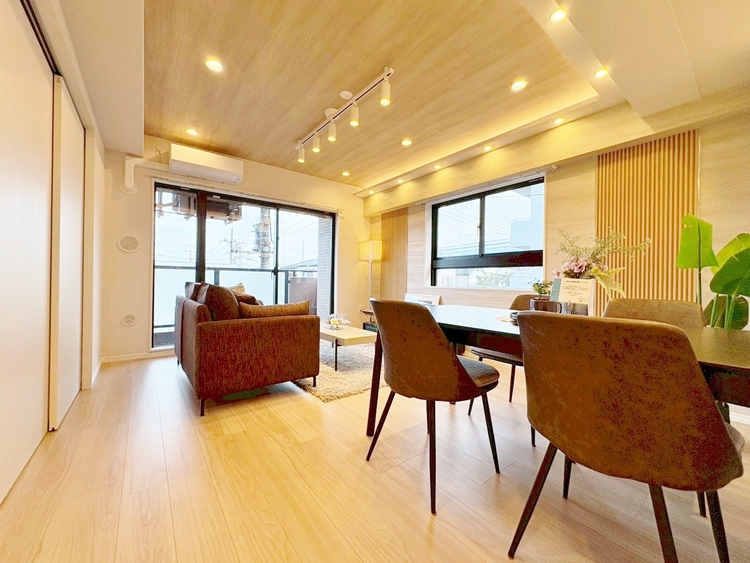 居間 「空間が織り成すひとつ先の住み心地」を演出します。