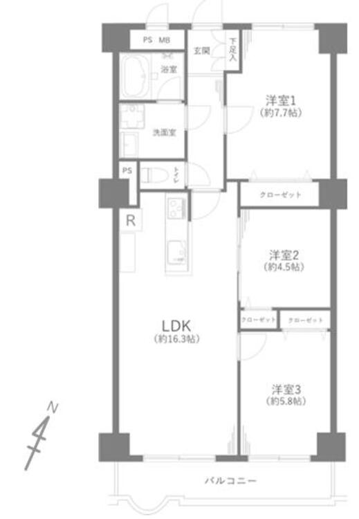 間取り  忙しい生活にも寄り添う、暮らしやすい立地。