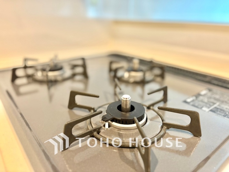 キッチン 【KITCHEN】◆家族のおはよう◆の声を笑顔で迎えてあげられるシステムキッチン。朝ごはんが楽しみでちょっと早起きしたくなるんです。