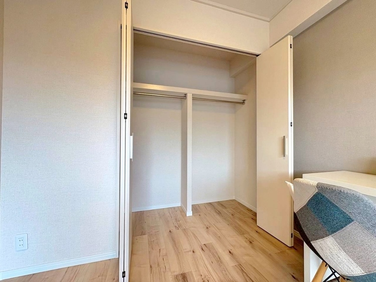 収納 居室にはクローゼットがあり、荷物もスッキリ収納して快適にお過ごしいただけます。