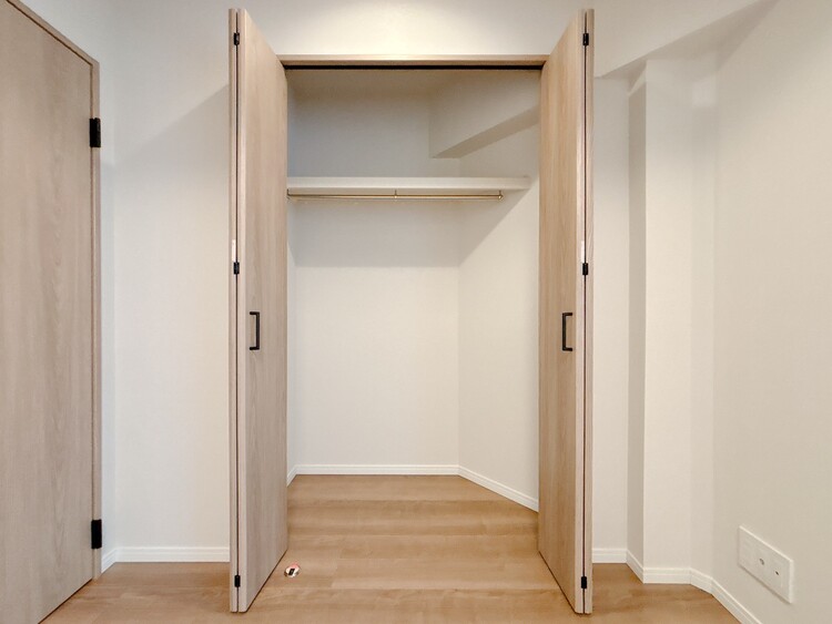 収納 居室にはクローゼットがあり、荷物もスッキリ収納して快適にお過ごしいただけます。