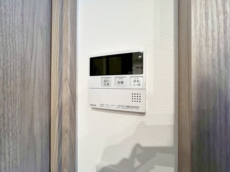 設備 見やすい画面で操作しやすい給湯パネルです。