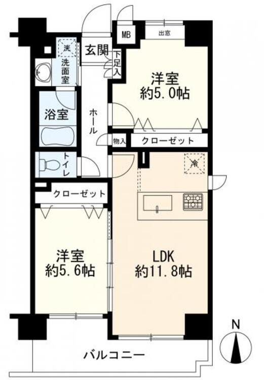 間取り ２ＬＤＫ