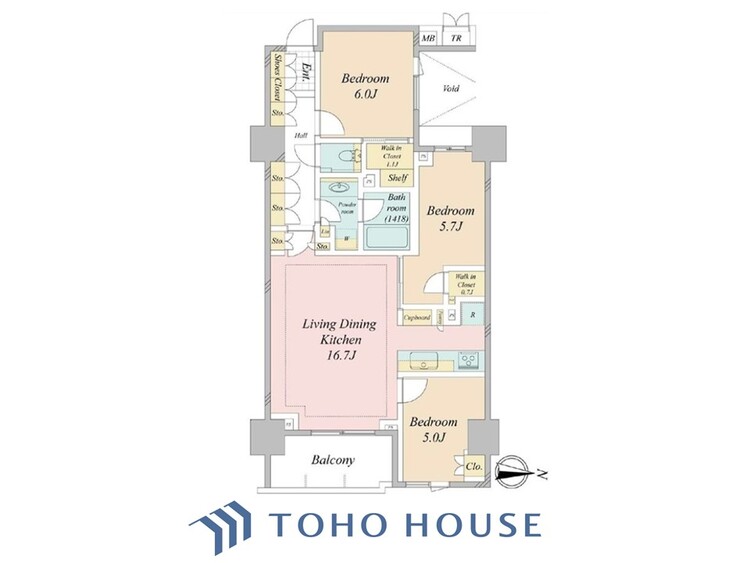 間取り リノベーション実施住戸。空間演出に拘り整然とセンス良く纏められた室内は最高の癒し空間でなければなりません。そこで暮らす方々のことを考え抜き、そして造りこんだ空間は極上の癒しを提供してくれます。