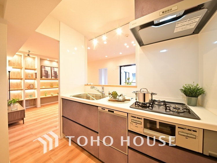 キッチン シンプルな部屋の雰囲気に溶け合うナチュラルキッチン