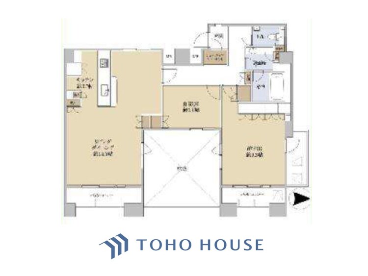 間取り 暮らし続けることで、住まいの意味を問いかける。団欒を育むスペースは通風・日当たり良好で、窓を開けるとすこやかな風が吹き抜けます。