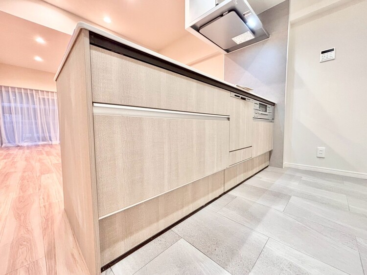 キッチン 開放感のあるキッチンスペース。調理をしながら、会話も弾みそうですね。