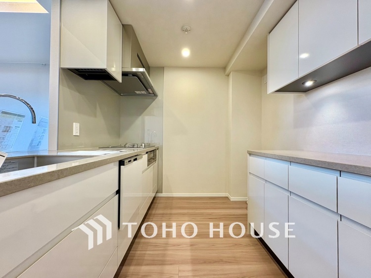 キッチン 【KITCHEN】◆ワクワク◆開放的で機能性も高いシステムキッチン。お子様は毎日のご飯にワクワク！