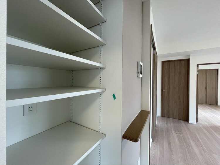 収納 暮らし心地を大きく左右する収納を、適材適所に配置し使い勝手を考慮しました。